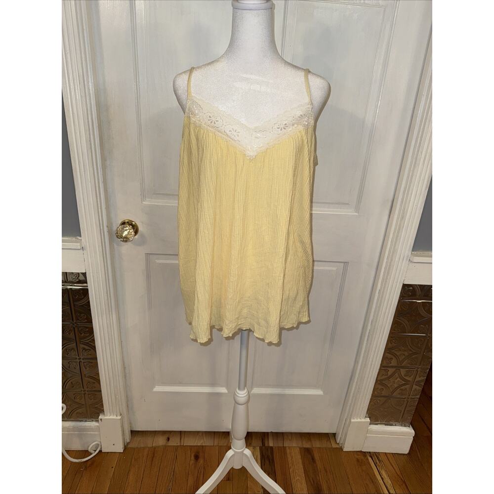White Birch Spaghetti Caamisole Top Size XL